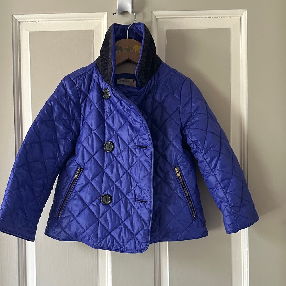 Crewcuts Royal Blue Quilted Puffer Jacket